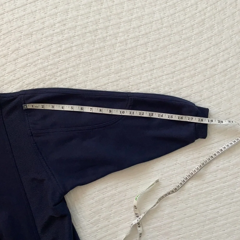 Triples Womens Full Zip Jacket Navy Blue Medium - Picture 7 of 10